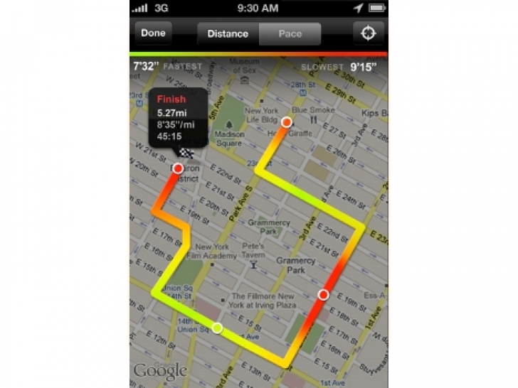 ランニングデータ管理アプリ「Nike+ GPS」