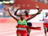 ディババ金、女子マラソンでエチオピア初 天候も味方に