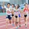 福田（松江北高）笑顔の栄冠 女子８００ 陸上日本選手権
