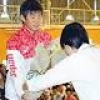 山下航選手「最大限に力発揮」 陸上・三段跳び、母校で決意語る
